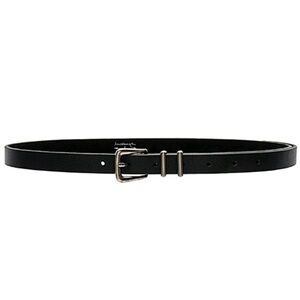NWT // Lovestrength Marina Black Leather Belt